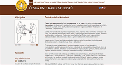 Desktop Screenshot of ceska-karikatura.cz