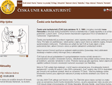 Tablet Screenshot of ceska-karikatura.cz
